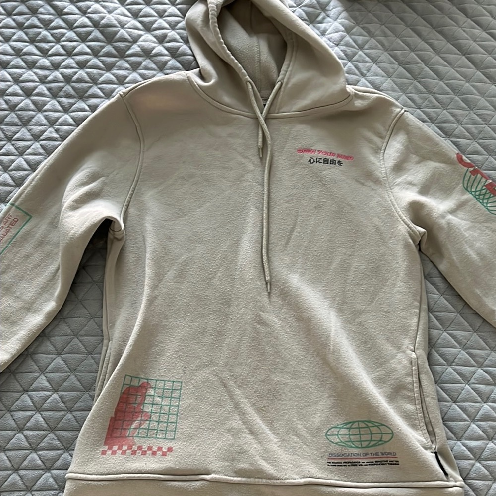 Brooklyn Cloth Cream Graphic Hoodie